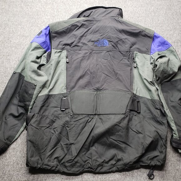 Vtg 1991 The North Face Steep Tech Scot Schmidt Jacket Aztec Gray Men Sz XL Rare - Picture 2 of 10